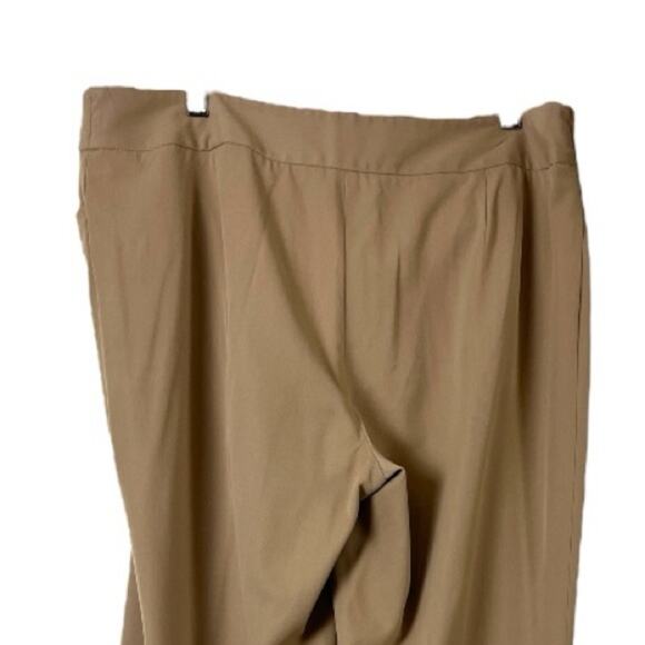 Casual Corner Trousers Bootcut Mid Rise Camel Tan Brown Women’s Plus Size 16 - Picture 6 of 8